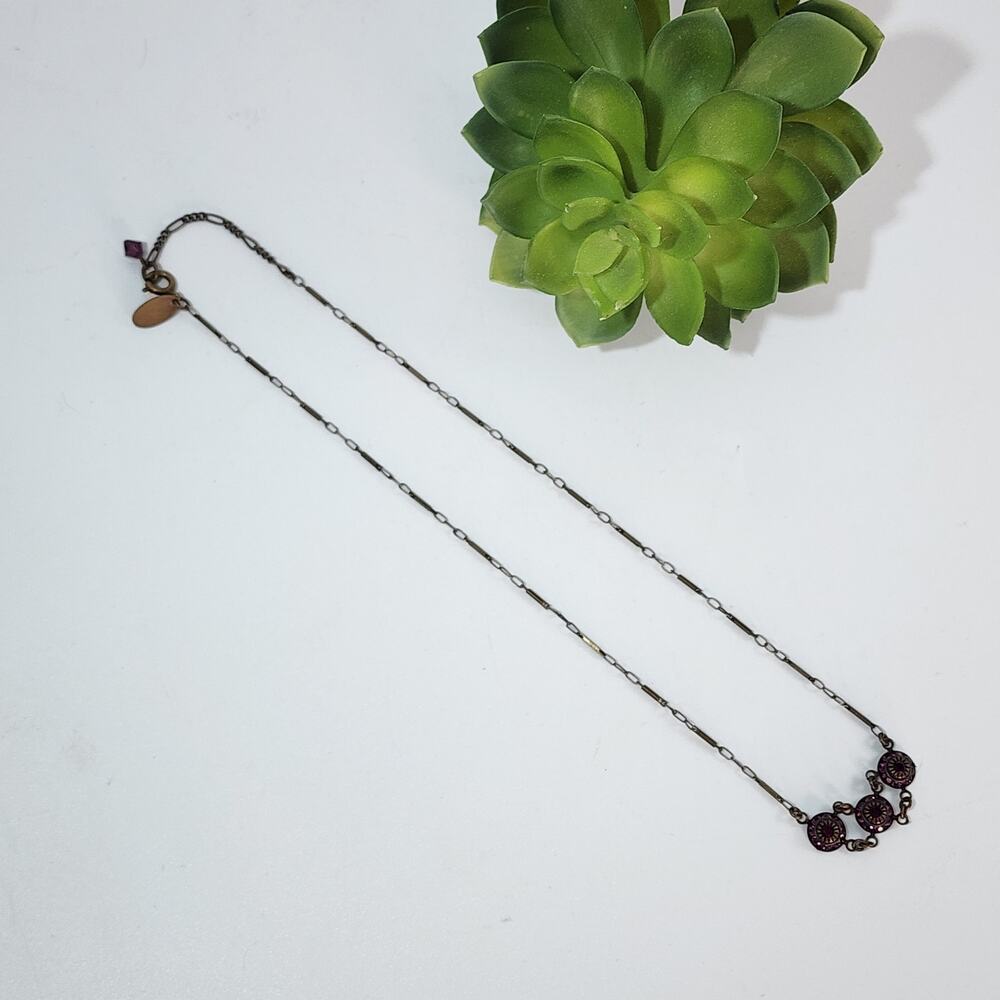 🌻3 for $18 Liz Palacios Purple Gem Necklace